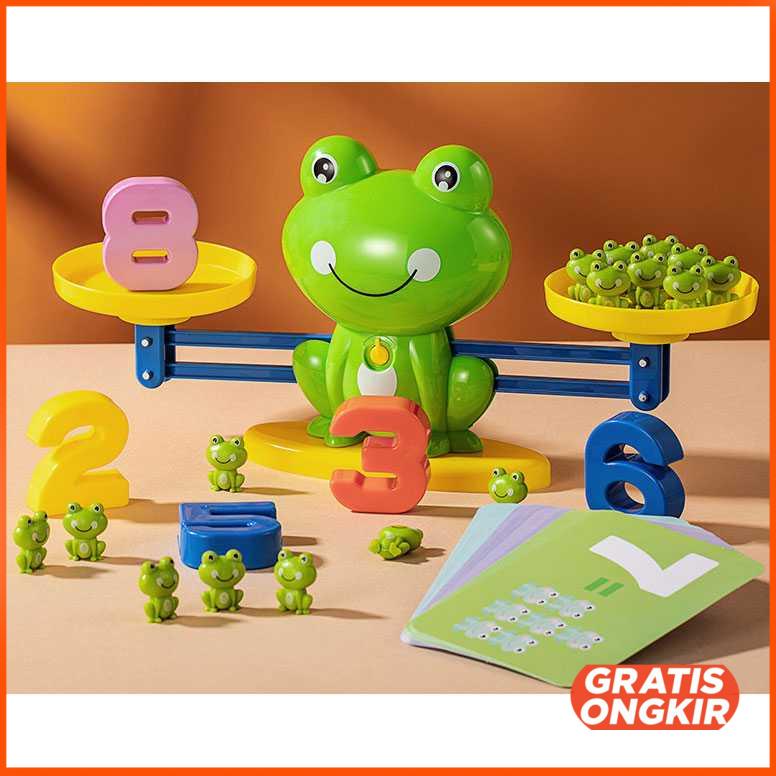 Mainan Anak Montessori Balance Scale Puzzle Children Toy 3014