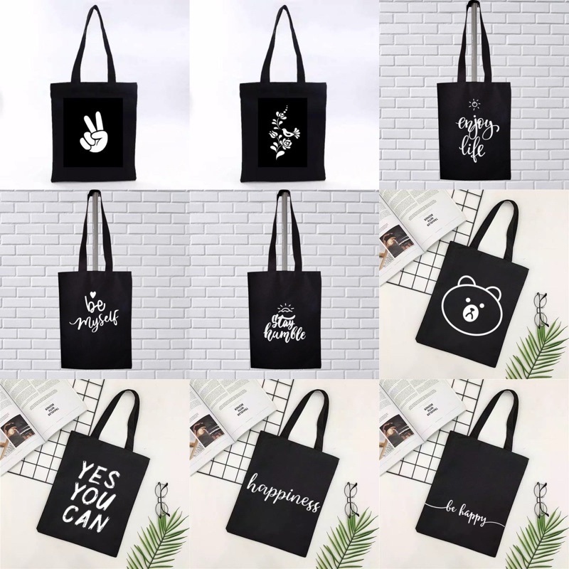 Totebag Kanvas karakter