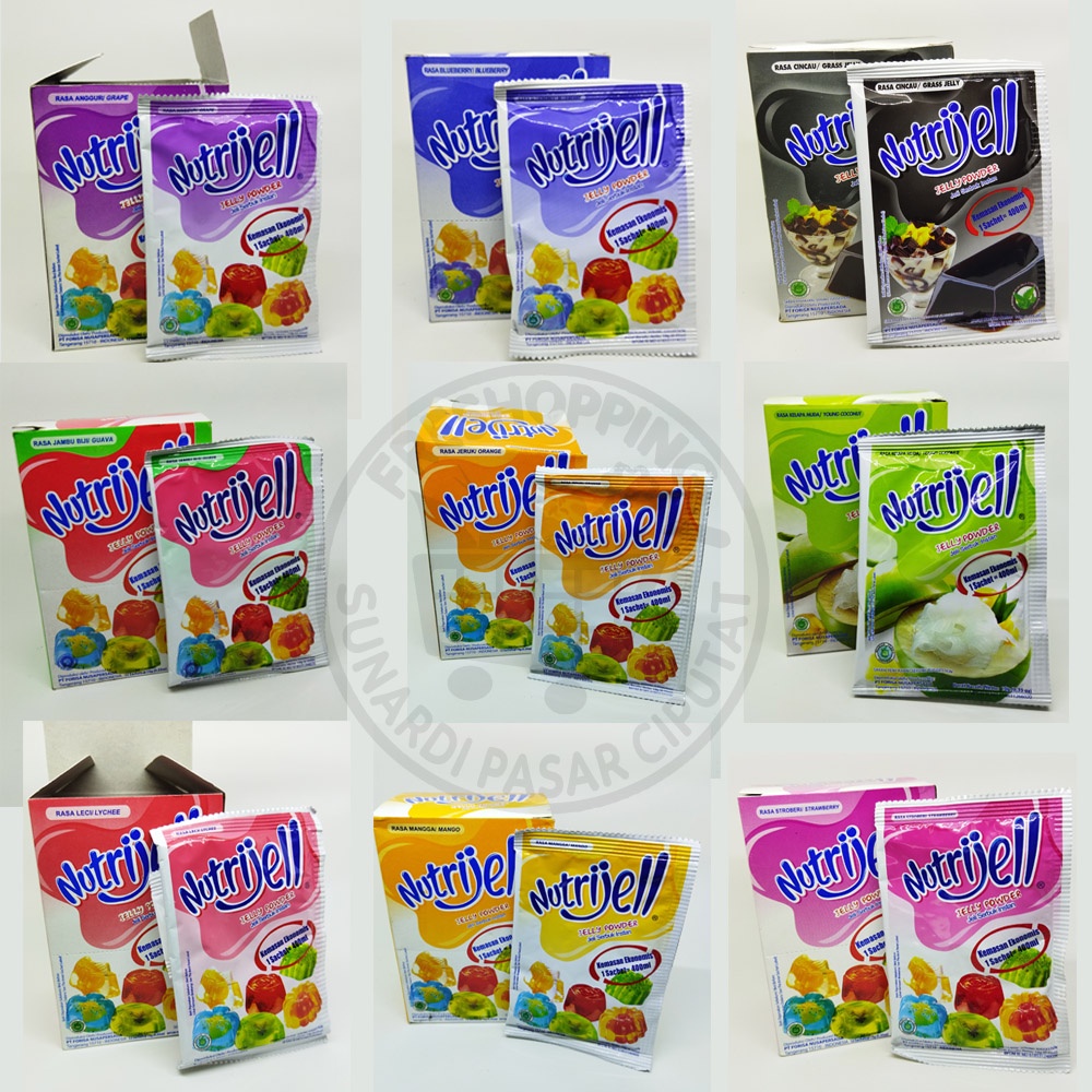 Nutrijel 10gram / Bubuk agar jelly pudding instan