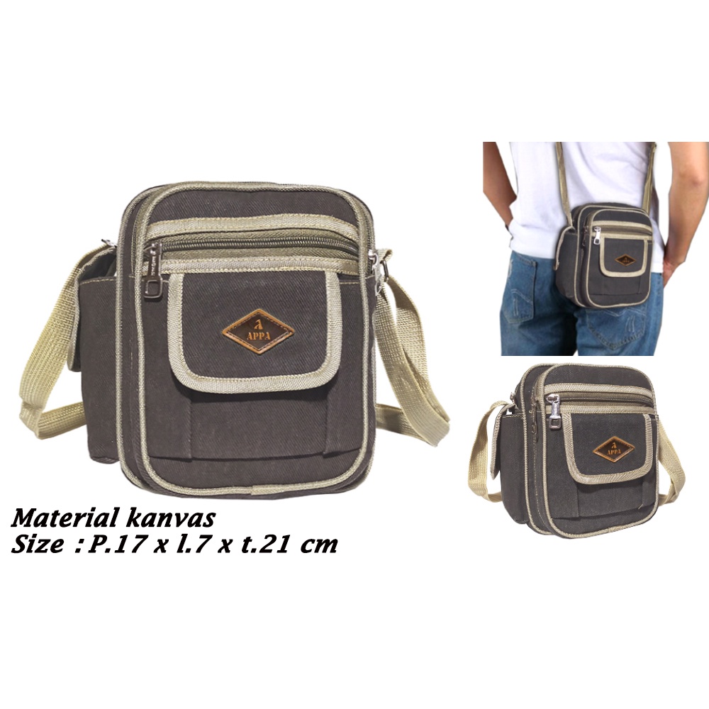 Tas Slempang Tactical Pria / Sling bag Army APPA 322 ALGER / Slempang TNI