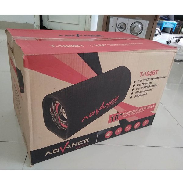 paket Speaker Advance T 104 BT 10 inch (Bluetooth) Model Tabung free mic karaoke promo