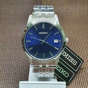 Seiko Classic SUR399P1 Blue Dial - Jam Tangan Pria SUR399