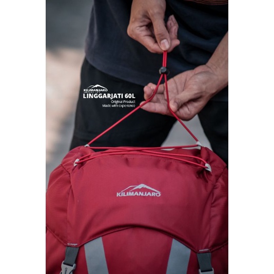 Tas Gunung Kilimanjaro Linggarjati 60L Free Raincover - Carrier Kilimanjaro Linggarjati 60 L - Keril Kilimanjaro