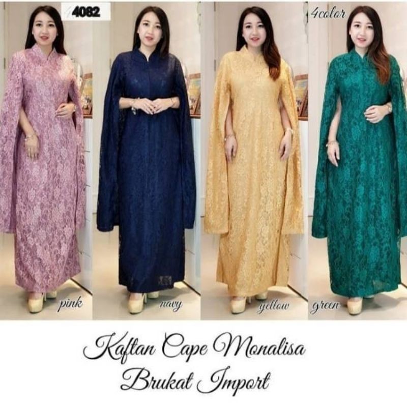 ld 150 cm cape brukat dress Jumbo Bigsize