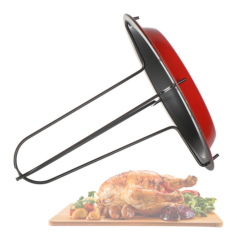 Preva Barbekyu Alat Panggang Ayam Roaster Stand Roasting Holder Baking Panci Masak