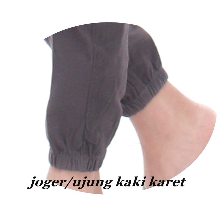 BAGGY CARGO JOGER CELANA WANITA TWILL IMPOR GRADE A MELAR