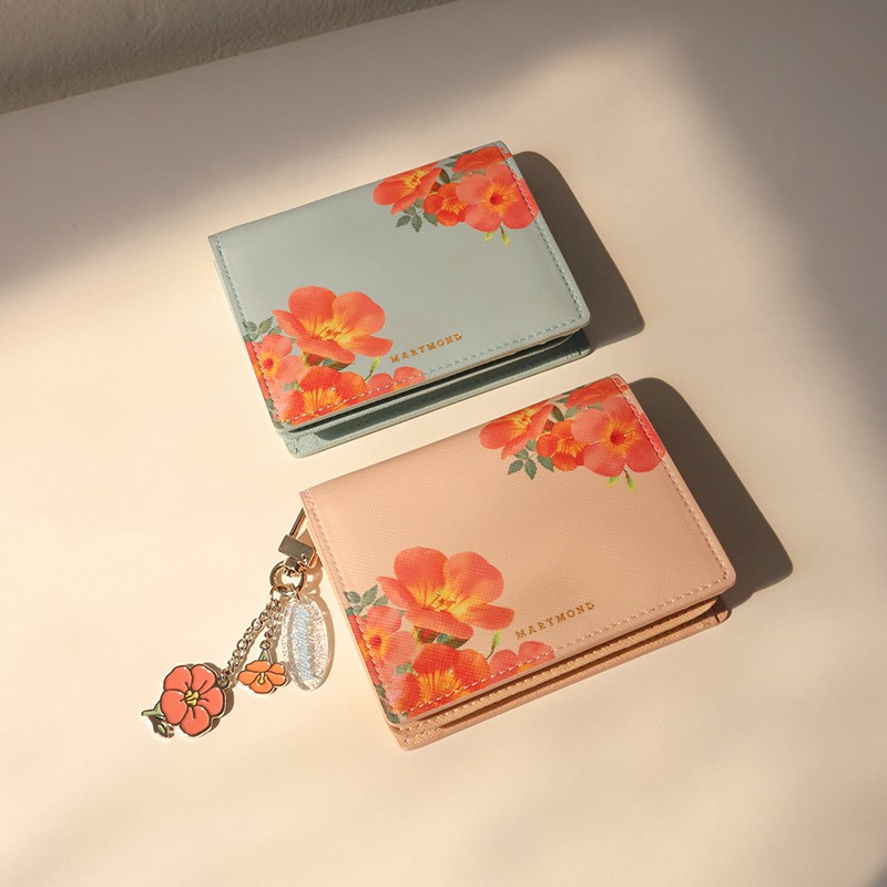 MARYMOND Trumpet Flower  Card Wallet Dompet  Kartu Korea 