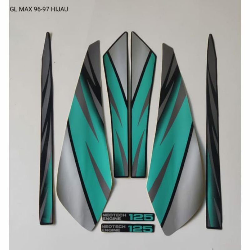 STRIPING GL MAX 1996 BIRU TOSCA, striping gl max tahun 96 biru tosca terbaik