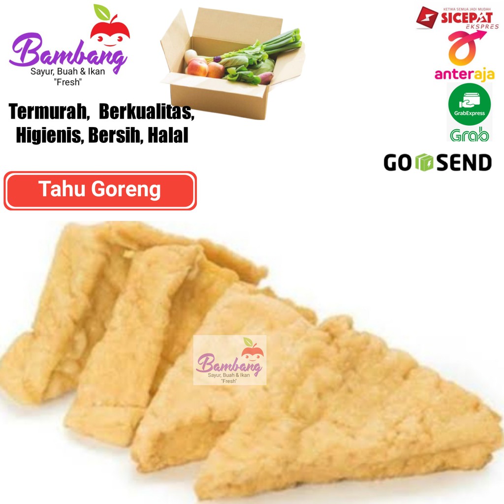 

tahu cokelat tahu goreng 1 pack isi 9-10