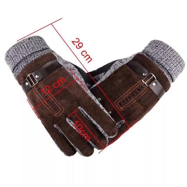 IMPORT Glove Wool Man Sarung Tangan Pria Wool lapis bulu winter musim dingin rajut wool blend