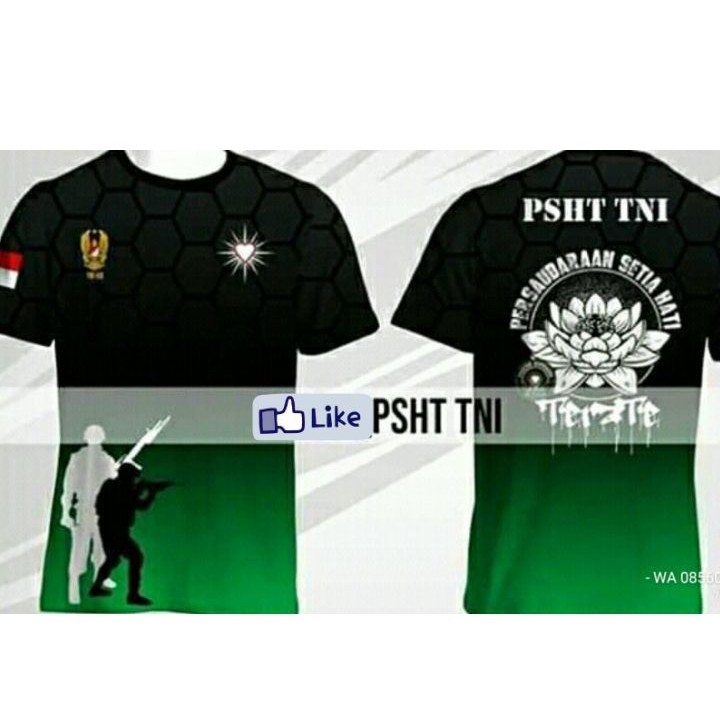 kaos PSHT simpel kaos PSHT TNI Jersey PSHT TNI