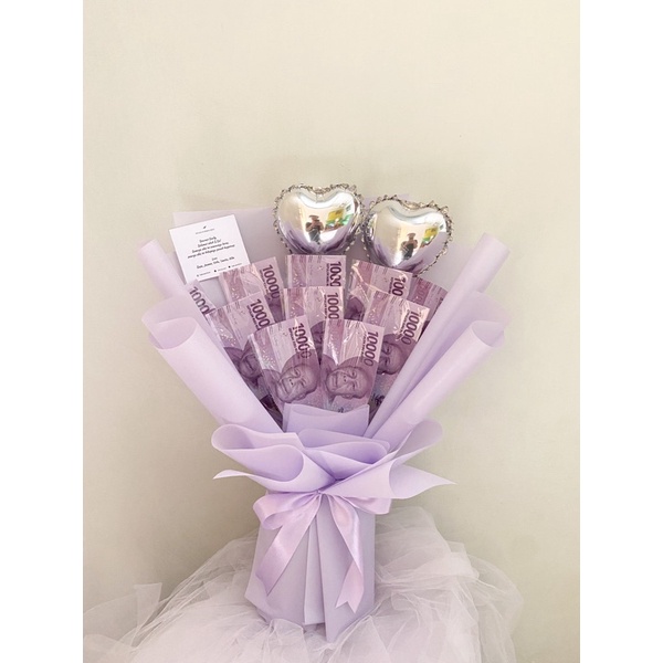 Money Bouquet / Buket Uang Asli [Pecahan 10K]