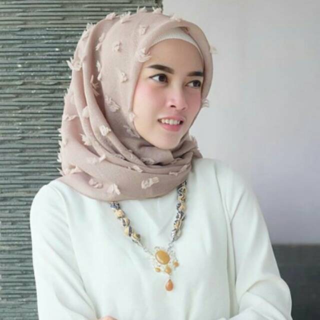 PROMO Jilbab  square linen  ruby rubiah hijab kerudung hits 