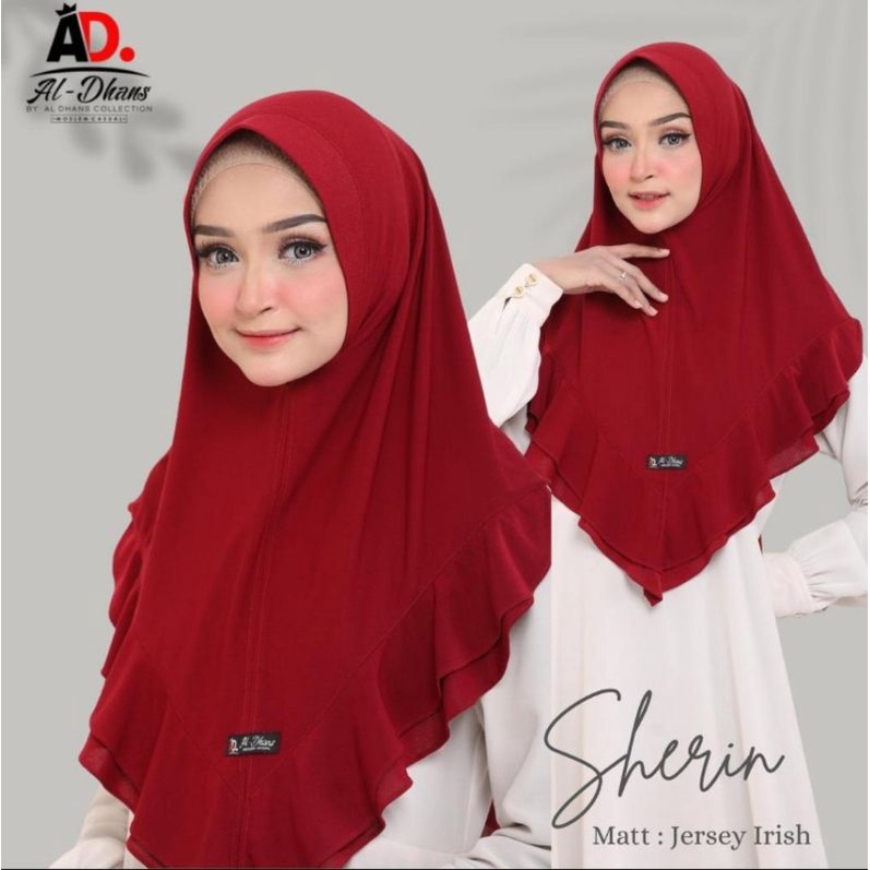 (Original Aldhans) SHERIN POLOS••Hijab instan••kerudung instan••kerudung bergo