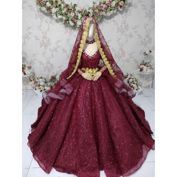 gaun pengantin India bridal