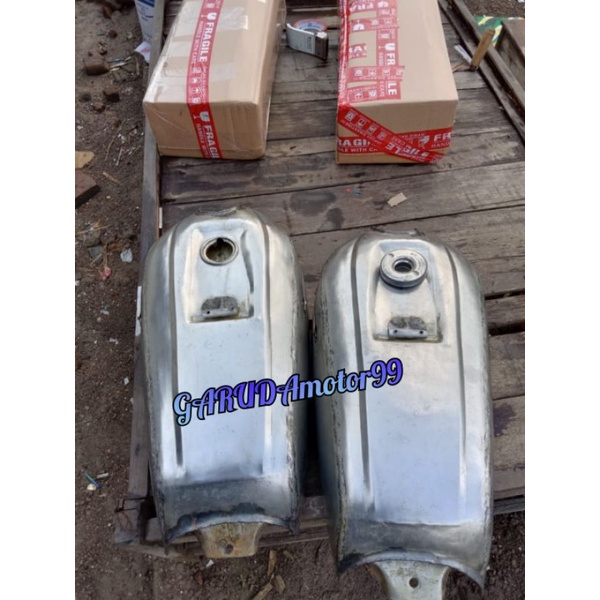 TANGKI BENSIN HONDA GL100 BAHAN PLAT SUPER TEBAL PRES ASLI KUDUS LAS RAPI BERKWALITAS