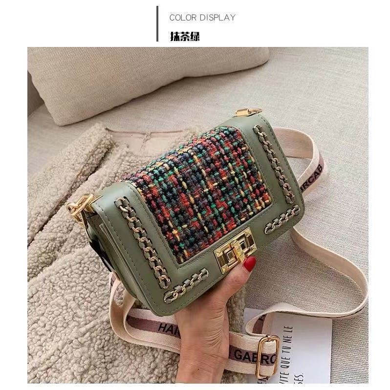 LX70505521 Tas SELEMPANG Wanita Casual Motif Tartan Kekinian terbaru 1kg bisa 2 tas supplier tas import JT505521