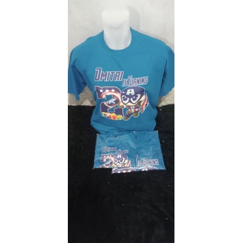 Kaos Captain Amerika Ultah Anak