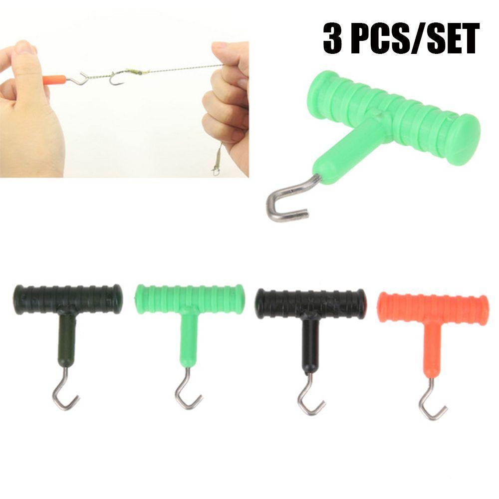 SUYO 3pcs /set Penarik Simpul Pancing Terminal Bahan ABS Merek Baru