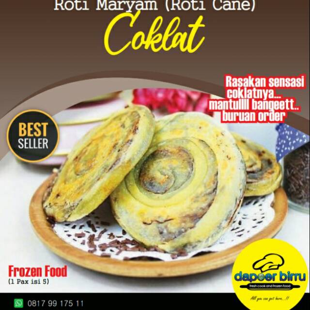 

Roti Maryam Coklat