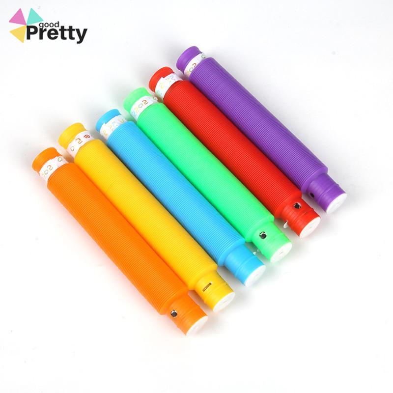 Pop Tube LED Stress Relief Sensory Mainan Sensorik Mainan Untuk Anak-anak Autistik Dan Gelisah Untuk Anak-anak Stres - PD