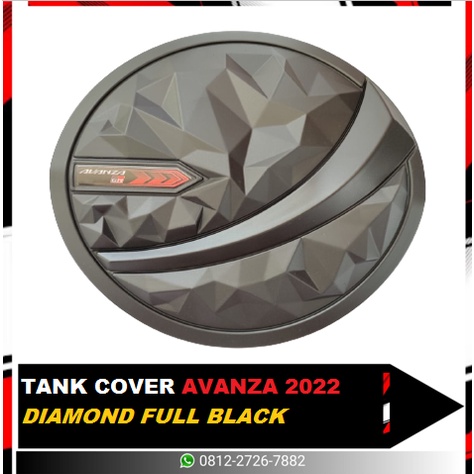 TANK COVER AVANZA 2022 DIAMOND FULL BLACK