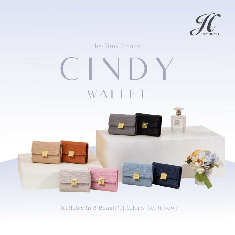 Cindy Wallet Jims Honey Dompet Wanita Jims Honey Murah Lucu 100% Original