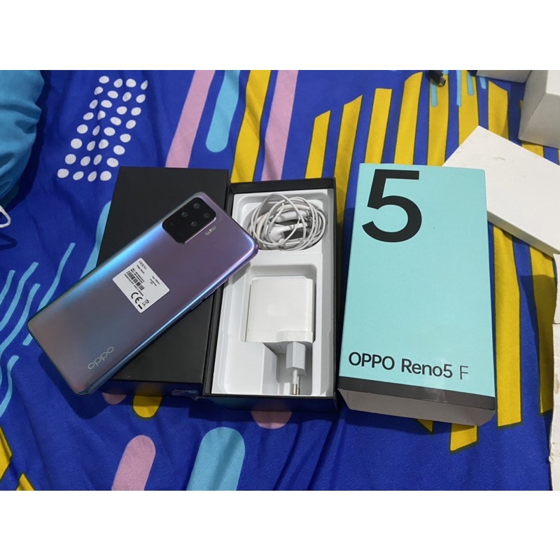 OPPO RENO 5F 8/128 Fullset Ori Mulus No Minus