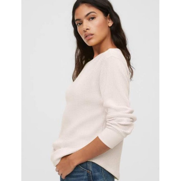 GAP WAFFLE KNIT LONGSLEEVE BLOUSE