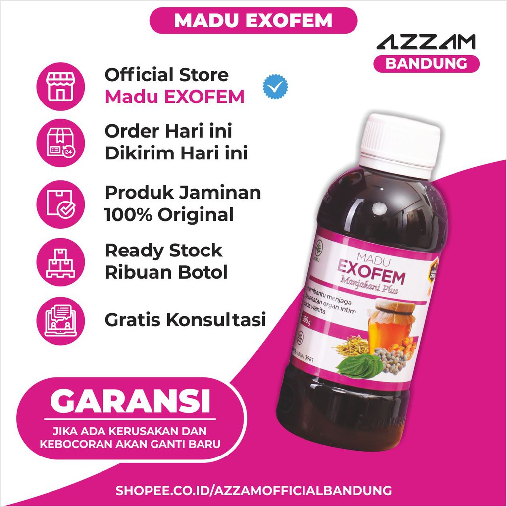 Jual Madu Exofem Obat Herbal Manjakani Keputihan Bau Tak Sedap Madu