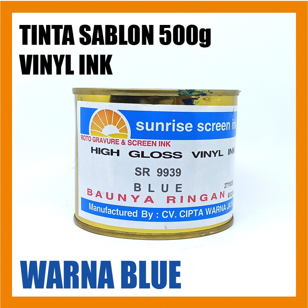 

Tinta / Cat Sablon Vinyl Ink 9939 BLUE 500g