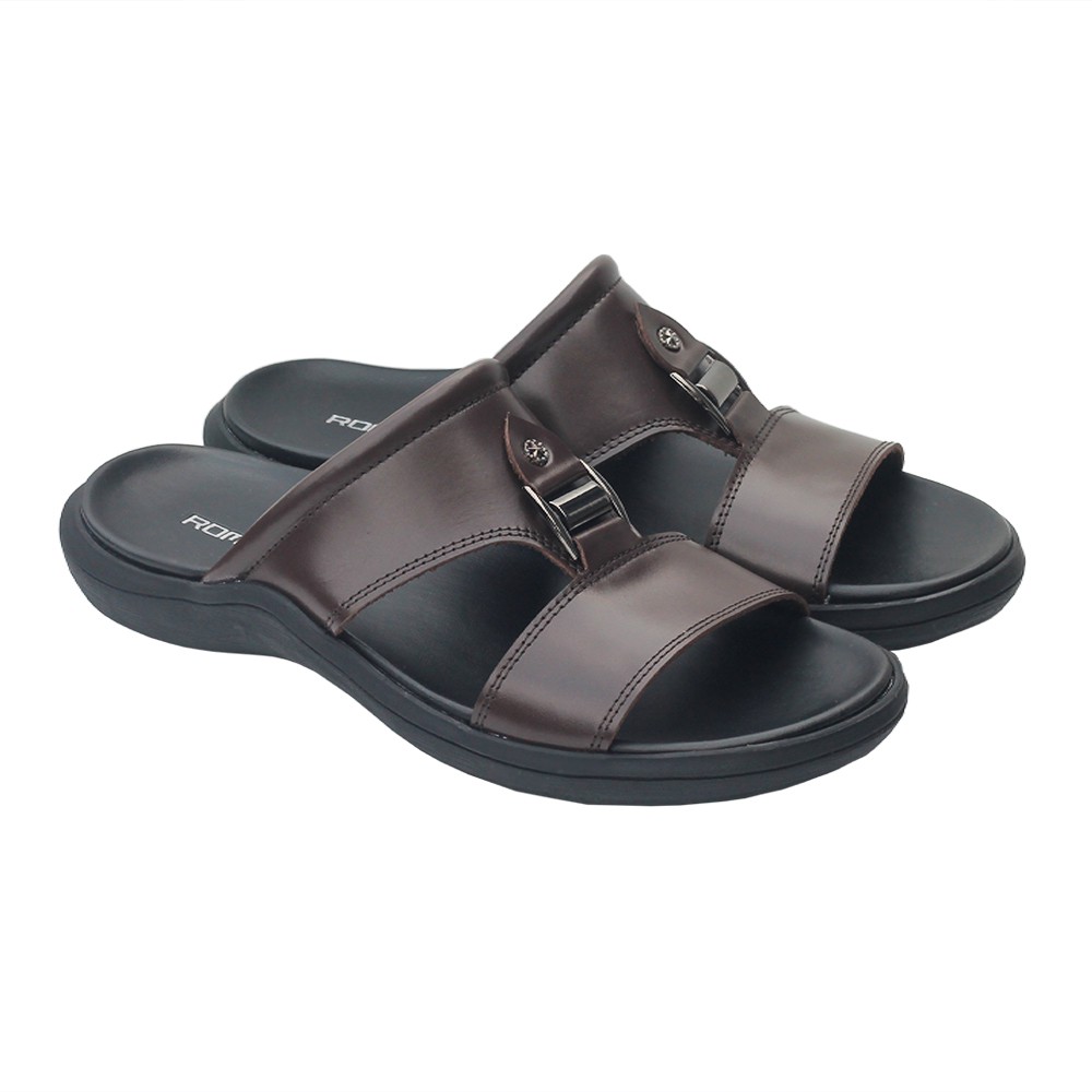 Sandal Pria Romenaco R23 Black Brown