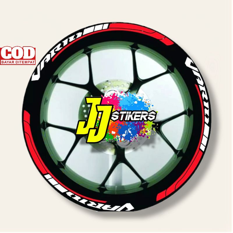 Stiker lis velg stiker velg vario 125 dan 150