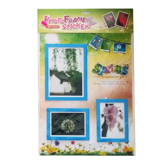 Stiker Frame Foto Flower