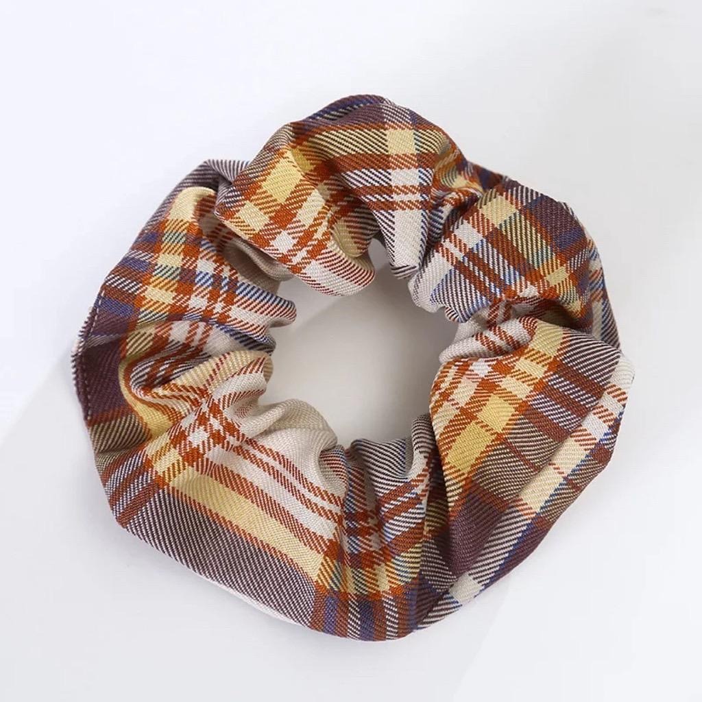 NomiYumi - Ikat Rambut Karet Scruncies Scrunchy Srunchie Pita Aksesoris Hijab Wanita Korea Simple-08