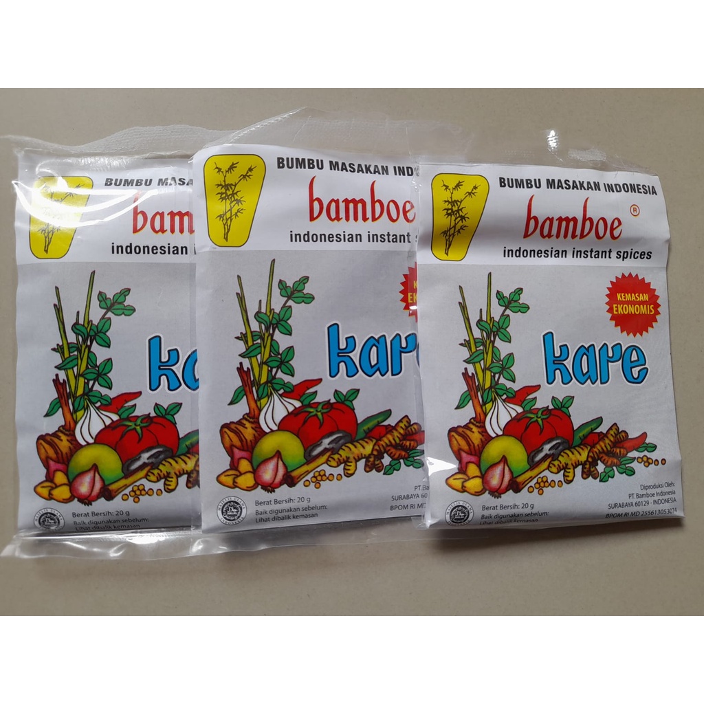 

Bumbu Masak Instant Bamboe Mini KARE 20gr