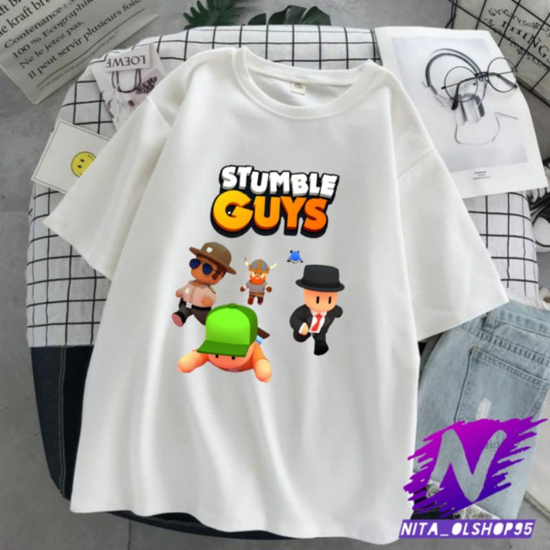 kaos anak stumble guys terbaru baju stumble guys