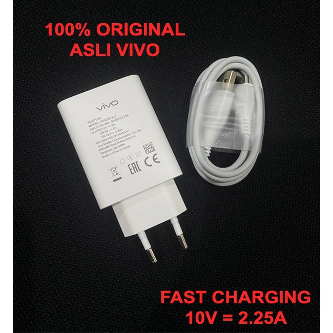 Charger VIVO Fast Charging Charger V2323B-EU + Micro USB Original100%