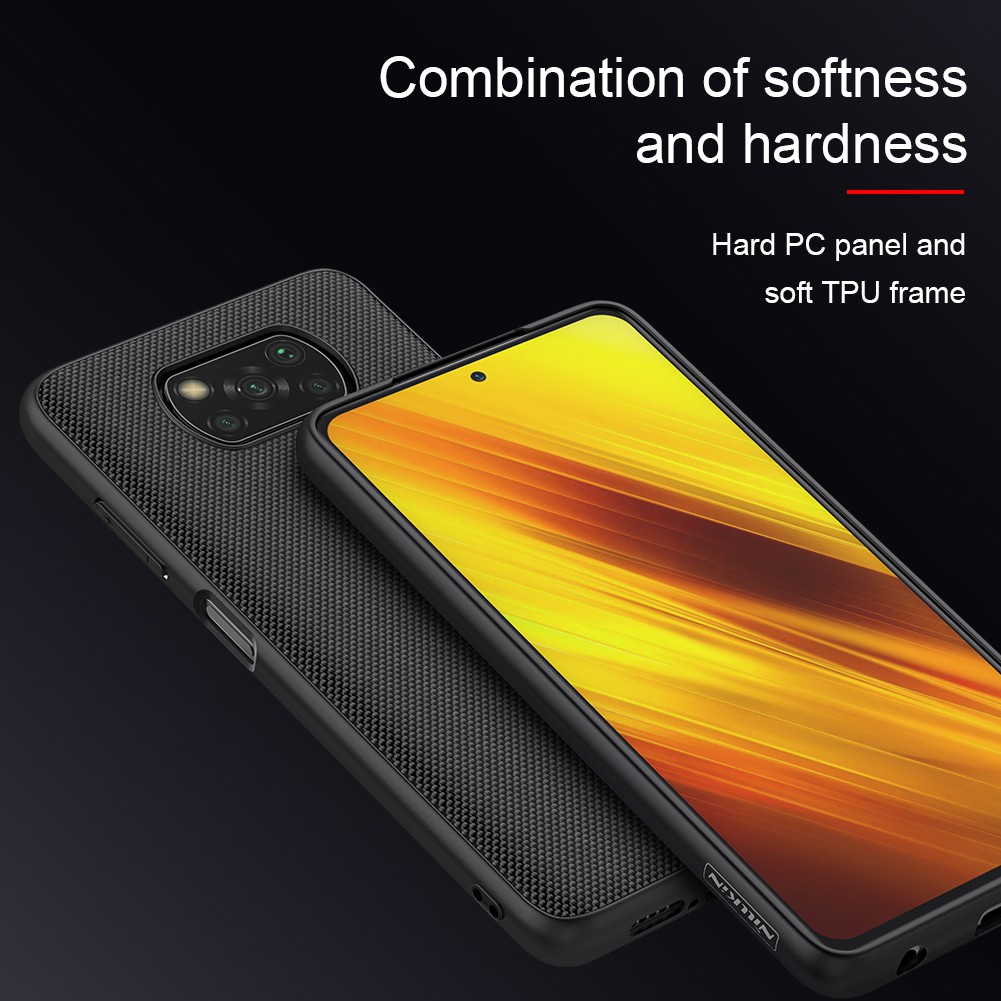 Hard Case Xiaomi Poco X3 NFC Nillkin Textured Nylon Fiber Ori