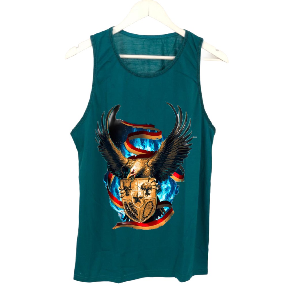 Kaos Singlet Pria Gambar Garuda