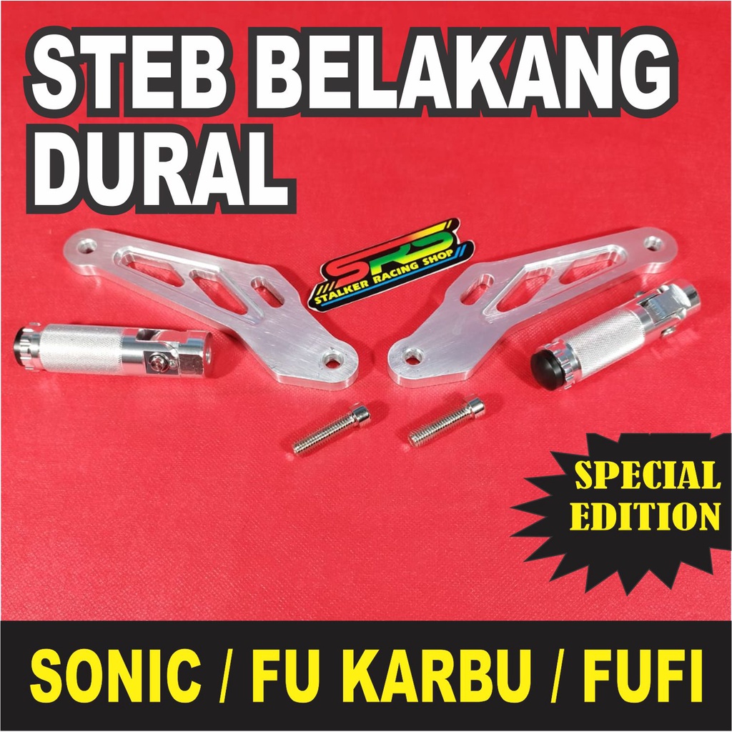 BREKET DURAL STEB BELAKANG SATRIA FU FUFI SONIC DURAL BREKET UB UNDERBONE FU FUFI SONIC TEBAL