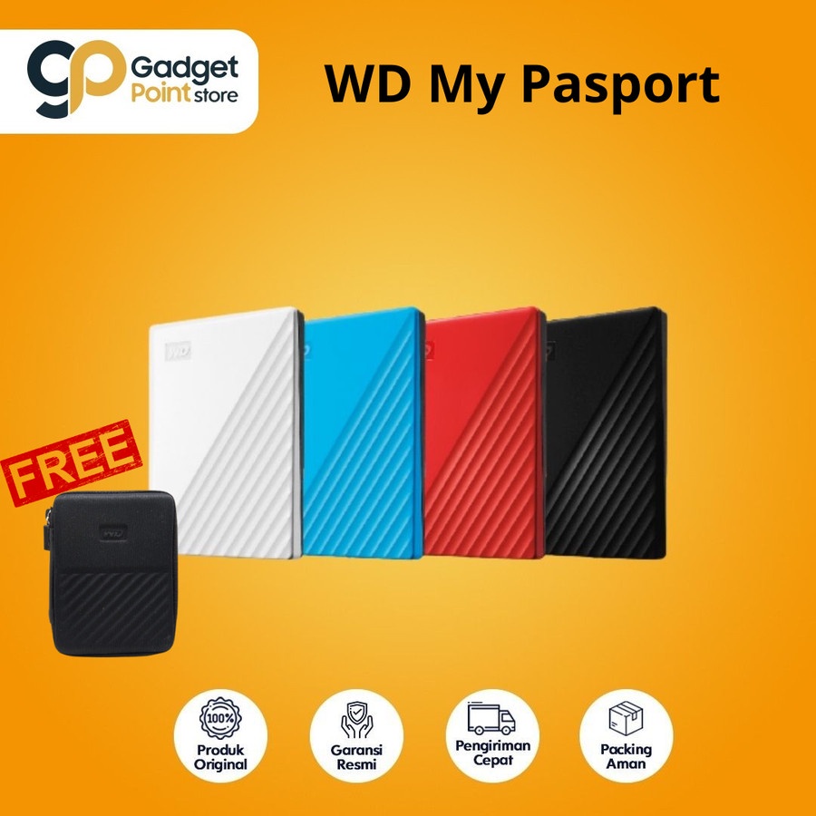 HardDisk WD My Passport 5TB Hard Disk HDD EXTERNAL Western Digital 5TB - Original