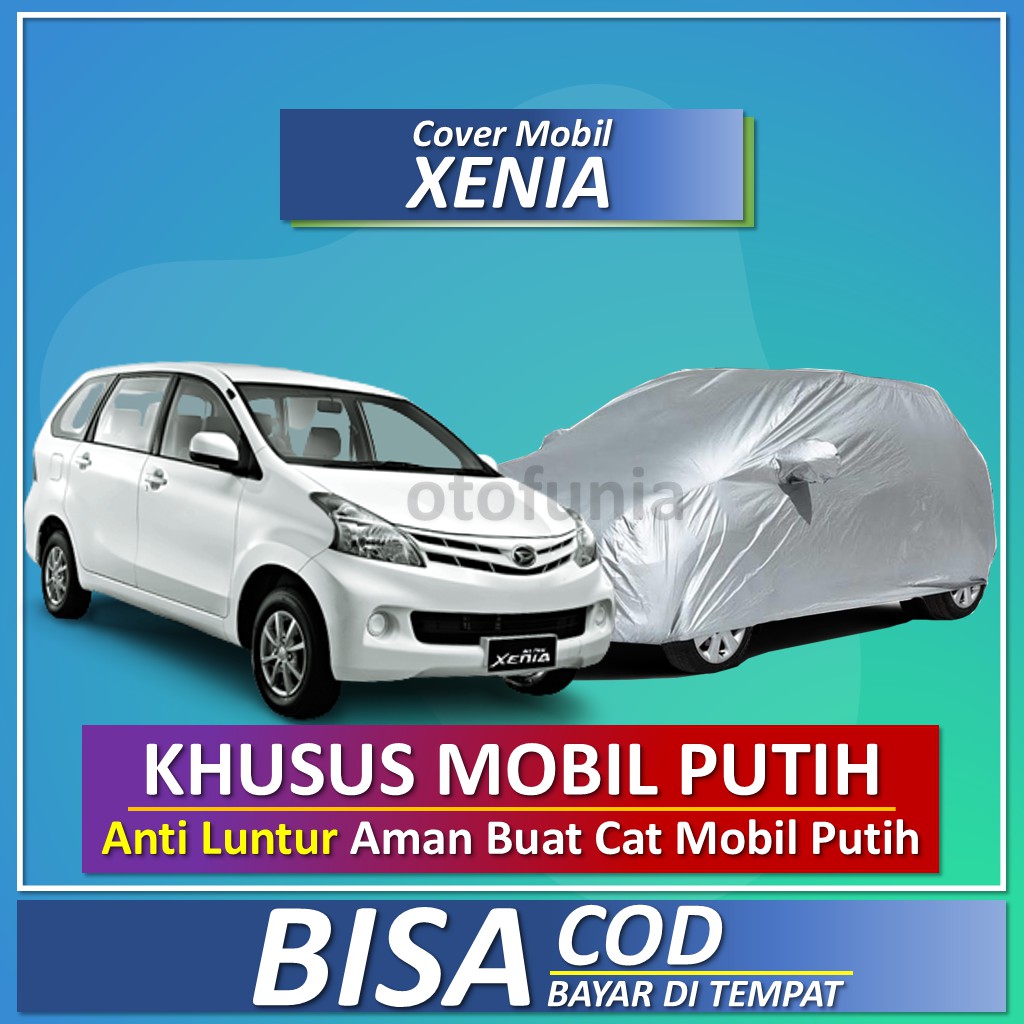 Body Cover / Sarung Mobil Avanza Xenia/All New, Veloz Khusus Cat Putih