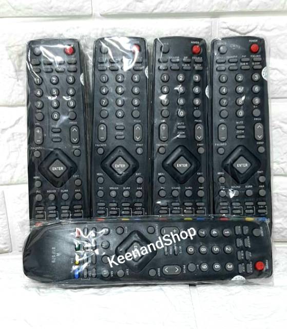 (GRATIS BOUBLEWARP) Remote Universal TV LED Polytron, dll