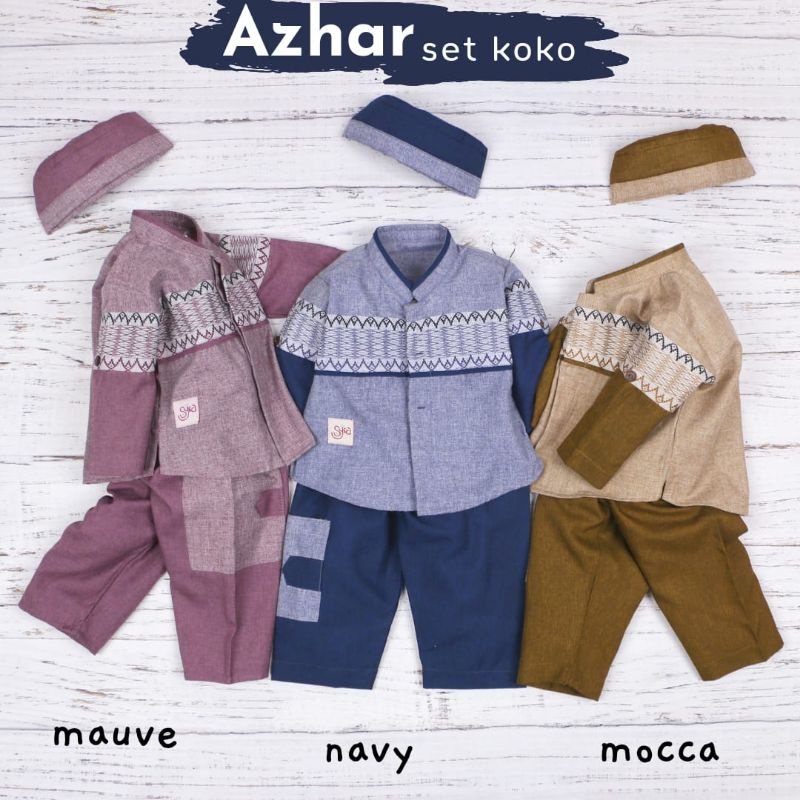AZHAR SET KOKO BY VELIZA SYRIA/KOKO COUPLE/KOKO PRIA/KOKO KEREN
