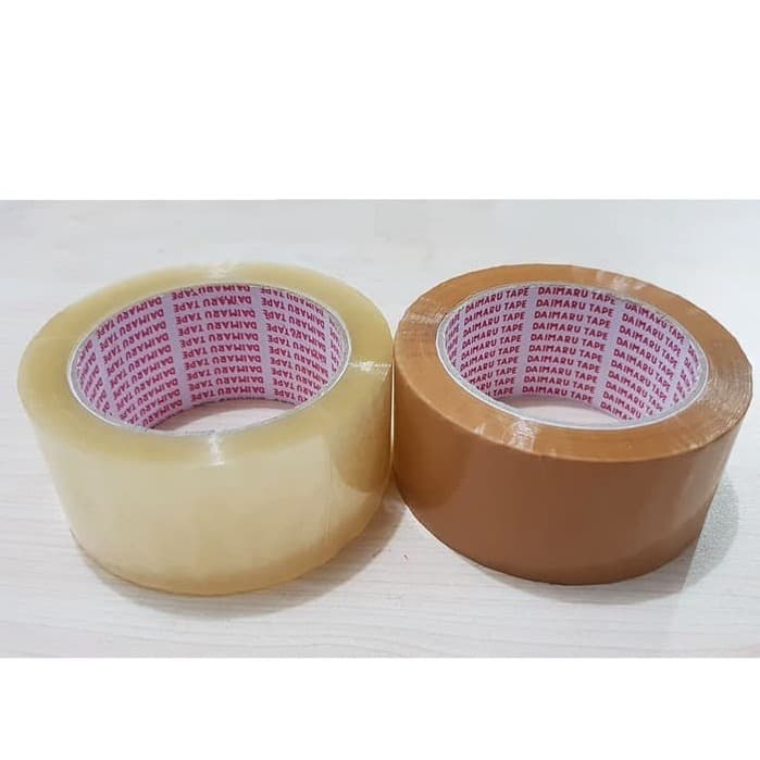 

OPP Tape/Lakban 2 Inch Daimaru 48mm x 90yard ( BENING/COKLAT) - Putih