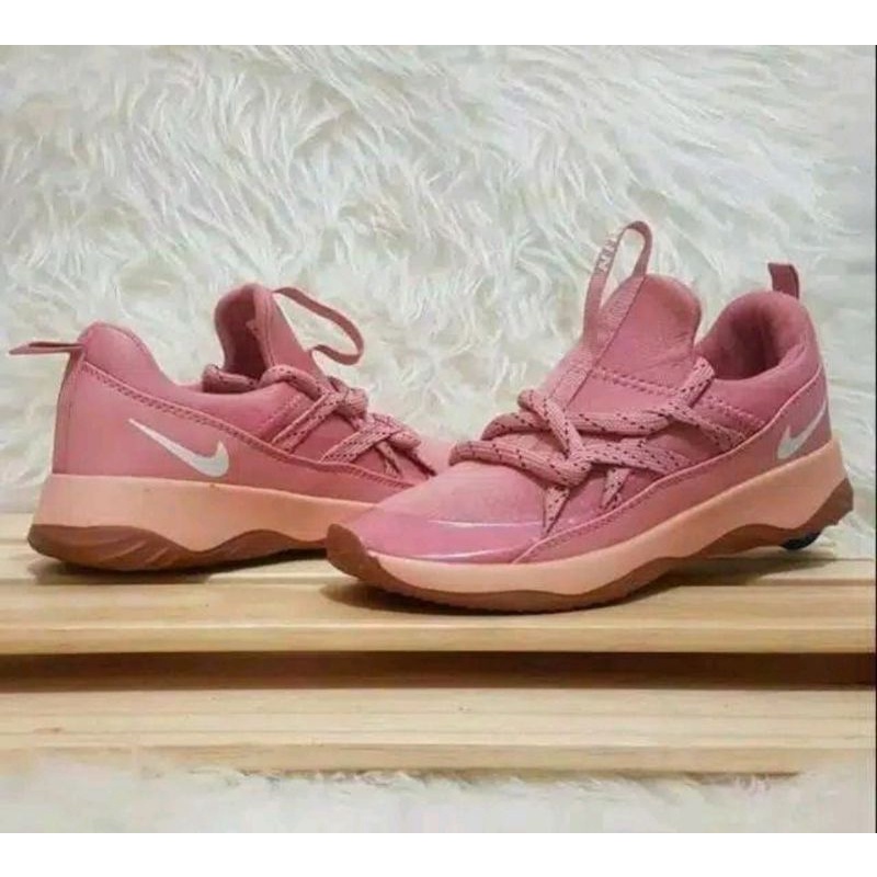 100% IMPORT NEW!! SEPATU SNEAKERS WANITA NIKE CITY LOOP PEACH PINK IMPORT RUNNING SHOES OLAHRAGA CEWEK