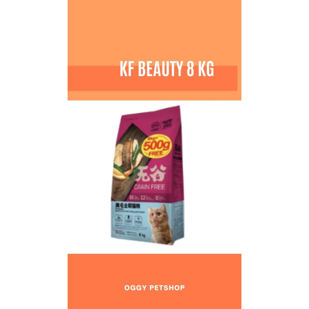 Makanan Kucing KITCHEN FLAVOR Beauty 8kg | KF BEAUTY 8 Kg ORI