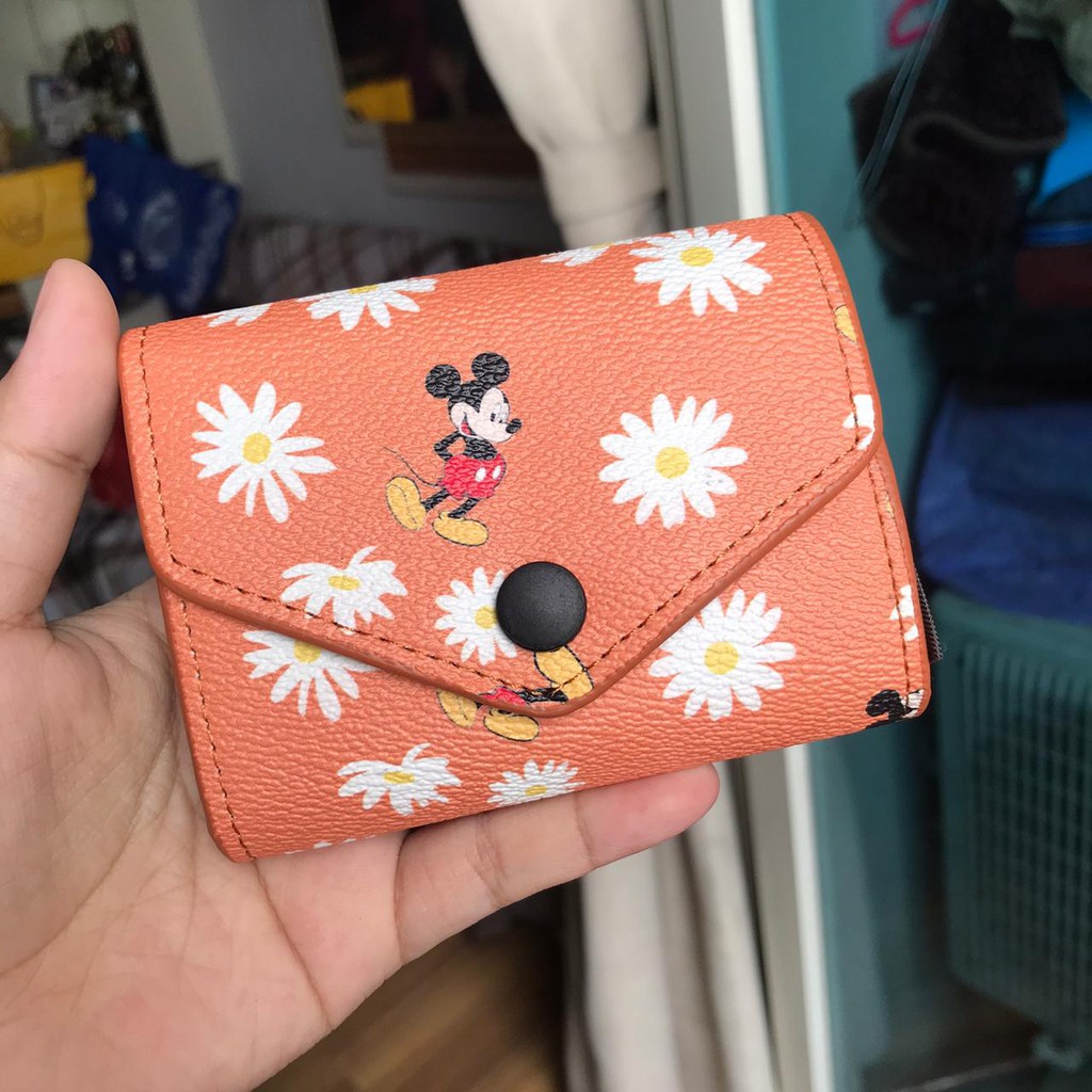 NEW MODEL DOMPET KARTU  CARD HOLDER MICKEY 6 WARNA 10,5x2x8cm