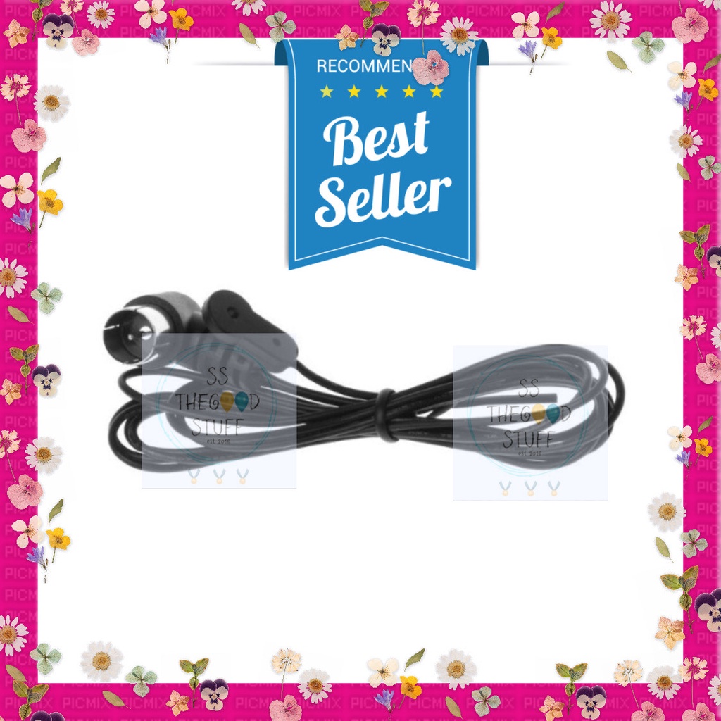 Antena FM Radio HiFi Indoor 75ohm Unit Konektor Adaptor Stereo